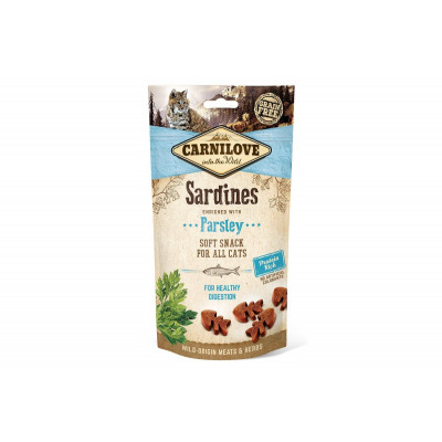 Ласощі для котів Carnilove (Карнілав) Cat Semi Moist Snack з сардиною і петрушкою 50 г