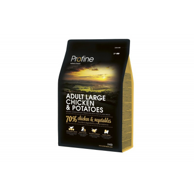 Сухий корм для дорослих собак великих порід Profine (Профайн) Adult Large Breed Chicken 3 кг з куркою