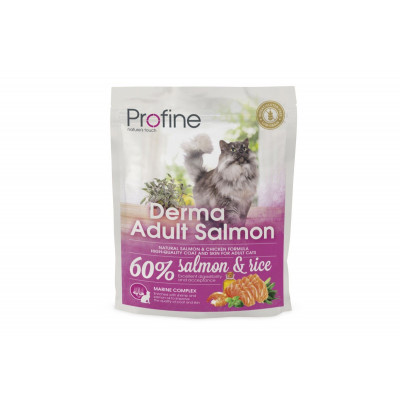 Сухий корм для довгошерстих котів Profine (Профайн) Cat Derma 300 г з лососем