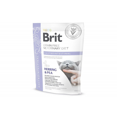 Сухий корм для кішок з розладом кишечника Brit GF Veterinary Diets (Брит ветеринарна дієта) Cat Gastrointestinal 400 г