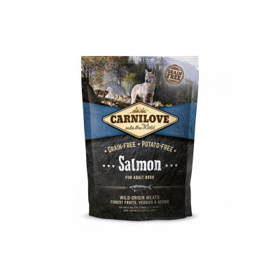 Сухий корм холістік для дорослих собак Carnilove (Карнілав) Adult Salmon 1,5 кг з лососем