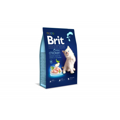 Сухий корм для кошенят Brit Premium by Nature Cat Kitten 8 кг (курка)