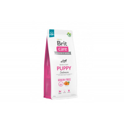 Корм для цуценят Brit Care Dog Grain-free Puppy Salmon беззерновий з лососем, 12 кг