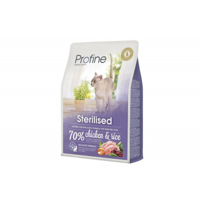Сухий корм для стерилізованих котів Profine (Профайн) Cat Sterilised 2 кг з куркою і рисом