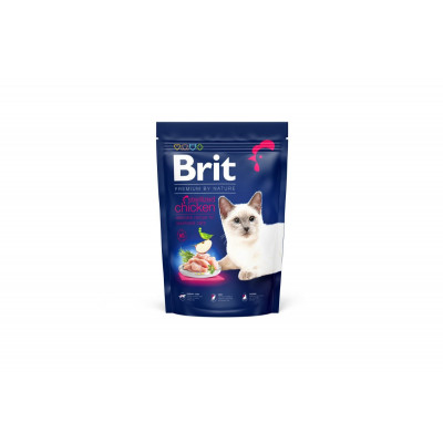 Сухий корм для стерилізованих котів Brit Premium by Nature Cat Sterilised 1,5 кг (курка)