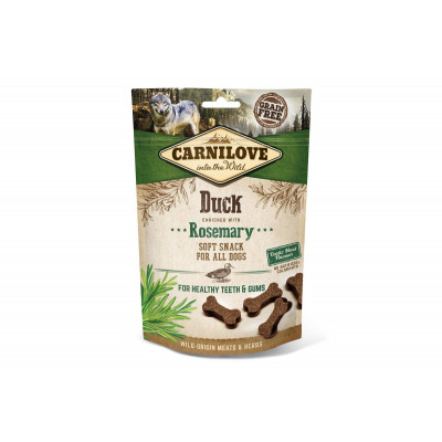 Ласощі для собак Carnilove (Карнілав) Dog Semi Moist з качкою і розмарином 200 г
