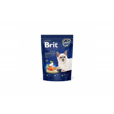 Сухий корм для котів Brit Premium by Nature Cat Adult Salmon з лососем 800 г