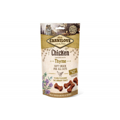 Ласощі для котів Carnilove (Карнілав) Cat Semi Moist Snack з куркою і чебрецем 50 г