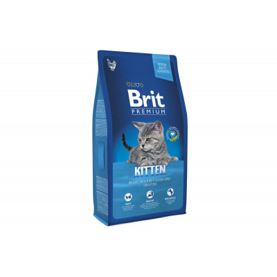Сухий корм для кошенят Brit Premium (Брит Преміум) Cat Kitten 8 кг з куркою