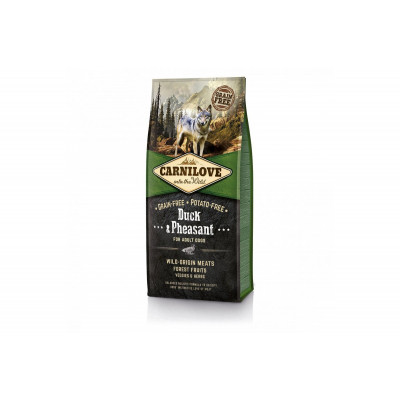 Сухий корм холістік для дорослих собак Carnilove Карнілав) Adult Duck & Pheasant 12 кг з качкою і фазаном