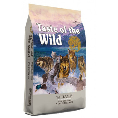 Корм TASTE OF THE WILD WETLANDS CANINE 5,6 кг для дорослих собак з качкою та перепелом