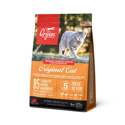 Сухой корм для котят и взрослых кошек Orijen Original Cat 1,8 кг (ассорти)