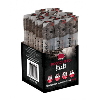 Палички ALPHA SPIRIT DOG Sticks Prosciutto - напіввологі ласощі з прошутто, 300г (30 стіків)