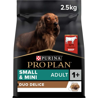 Сухий корм Про План (Pro Plan) Duo Delice для собак дрібних порід, з яловичиною 2.5 кг