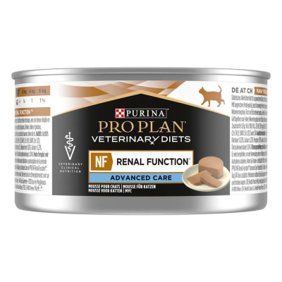 Вологий корм для котів, при захворюваннях нирок Pro Plan Veterinary Diets NF Renal Function 195g*24шт асорті