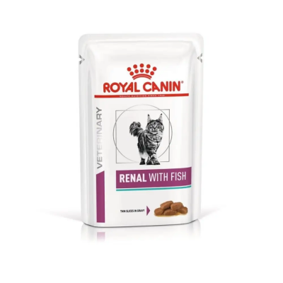 Вологий корм для дорослих котів ROYAL CANIN RENAL FELINE TUNA Pouches  85 г x 12 шт