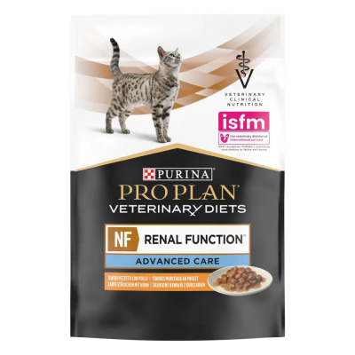 Вологий корм для котів, при захворюваннях нирок Pro Plan Veterinary Diets Renal 85г *10шт (курка)