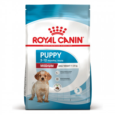 Корм для цуценят ROYAL CANIN MEDIUM PUPPY 4 кг