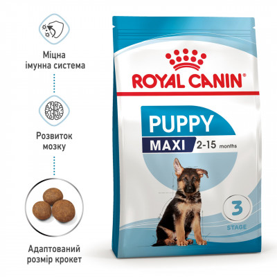 Корм для цуценят ROYAL CANIN MAXI PUPPY 4 кг