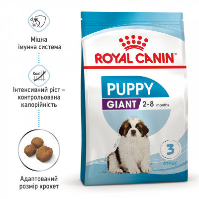 Корм для цуценят ROYAL CANIN GIANT PUPPY 1 кг