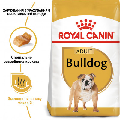 Корм для собак ROYAL CANIN BULLDOG ADULT 3 кг