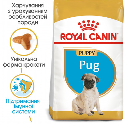 Корм для цуценят ROYAL CANIN PUG PUPPY 1.5 кг