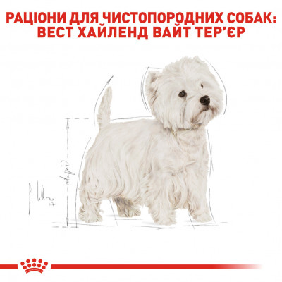 Корм для дорослих собак ROYAL CANIN WESTIE ADULT 3 кг