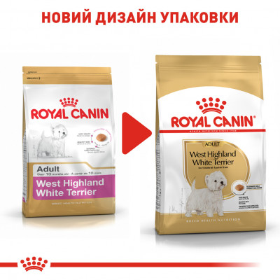 Корм для дорослих собак ROYAL CANIN WESTIE ADULT 3 кг
