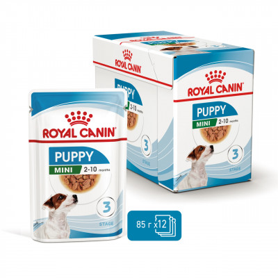 Вологий корм для цуценят ROYAL CANIN MINI PUPPY 85 г * 12 шт блок