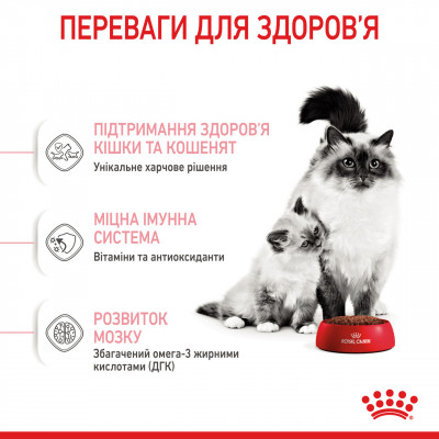 Корм для новонароджених кошенят та кішок ROYAL CANIN MOTHER&BABYCAT 2 кг