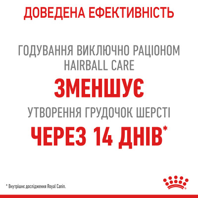 Корм для кошек ROYAL CANIN HAIRBALL CARE 400 г
