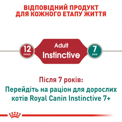 Вологий корм для дорослих котів ROYAL CANIN INSTINCTIVE IN JELLY 85 г * 12 шт блок