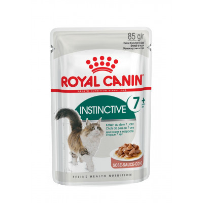 Вологий корм для дорослих котів ROYAL CANIN INSTINCTIVE 7+  85 г * 12 шт блок