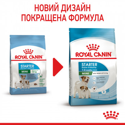 Корм для новонароджених собак ROYAL CANIN MINI STARTER 8 кг
