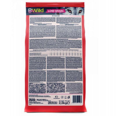 Monge dog BWild Low Grain оленина 2.5 кг