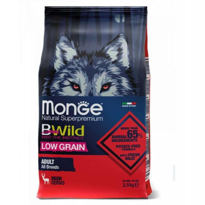 Monge dog BWild Low Grain оленина 15 кг