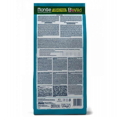 Monge cat BWild Grain free Sterilised тунець 1.5 кг