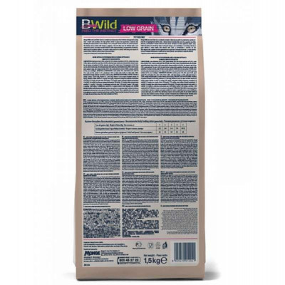 Monge cat BWild Low Grain Kitten м'ясо гусака 1.5 кг