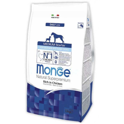 Monge dog  Medium  Starter для собак від 10кг до 80кг  15 кг