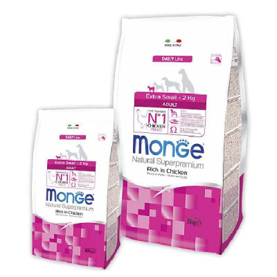 Monge dog Extrasmall Adult курка з рисом 800 г