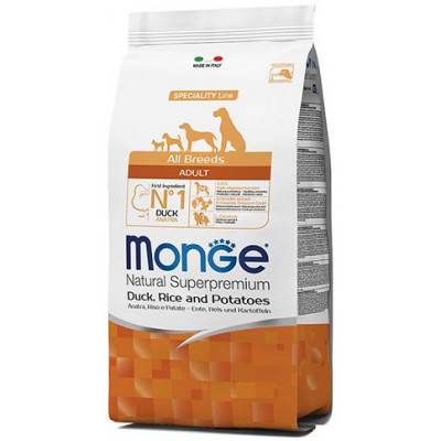 Monge dog  All breeds Adult качка з рисом 2.5 кг