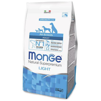 Monge dog  All breeds Adult Light лосось з рисом  12 кг