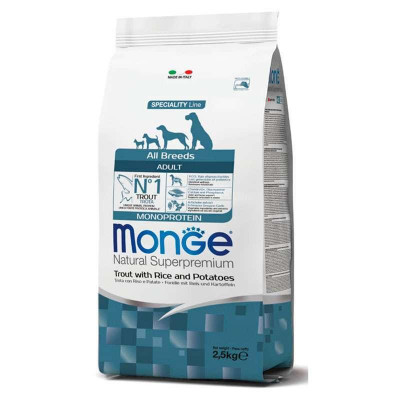 Monge dog All breeds Adult форель  15 кг