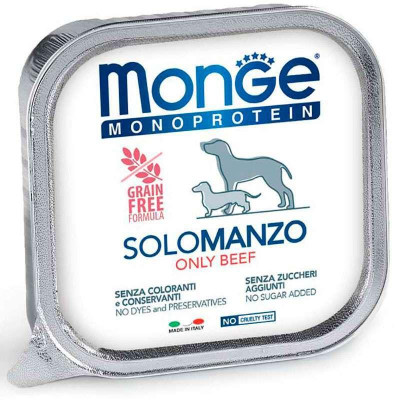 Monge dog SOLO 100% яловичина 150гр*24шт