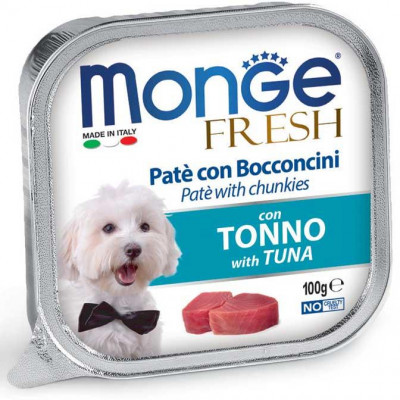 Monge dog Fresh з тунцем  100гр*34шт