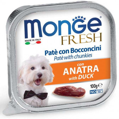 Monge dog Fresh з качкою  100гр*32шт