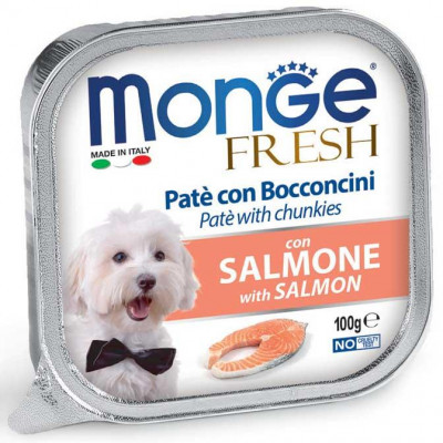 Monge dog Fresh з лососем  100гр*34шт