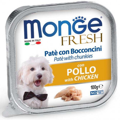 Monge dog Fresh з куркою  100гр*34шт