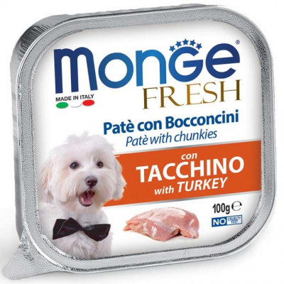 Monge dog Fresh з індичкою  100гр*34шт