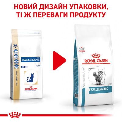 Корм для дорослих котів ROYAL CANIN ANALLERGENIC CAT 2 кг